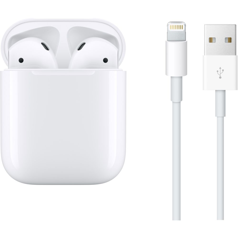 Ecouteurs Apple AirPods 2 + boitier de charge - Cosnewshop