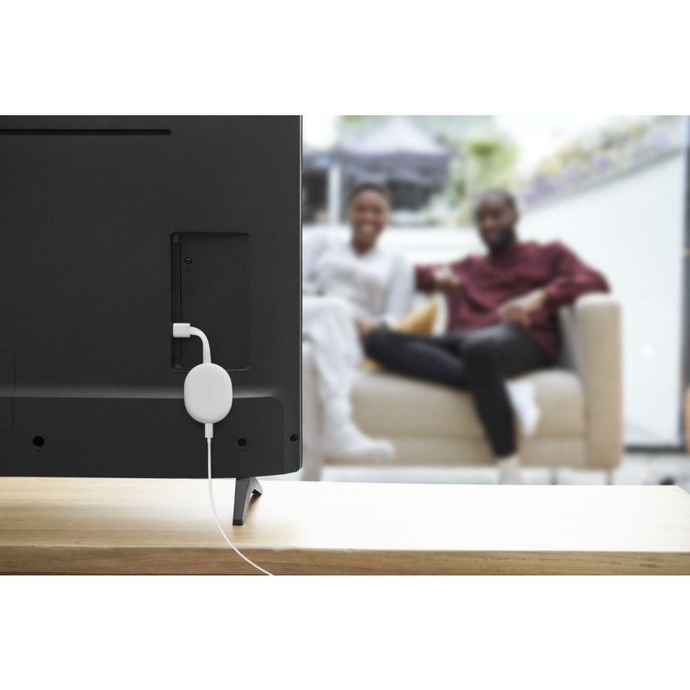 Passerelle multimédia Google Chromecast 4K avec Google TV - Cosnewshop