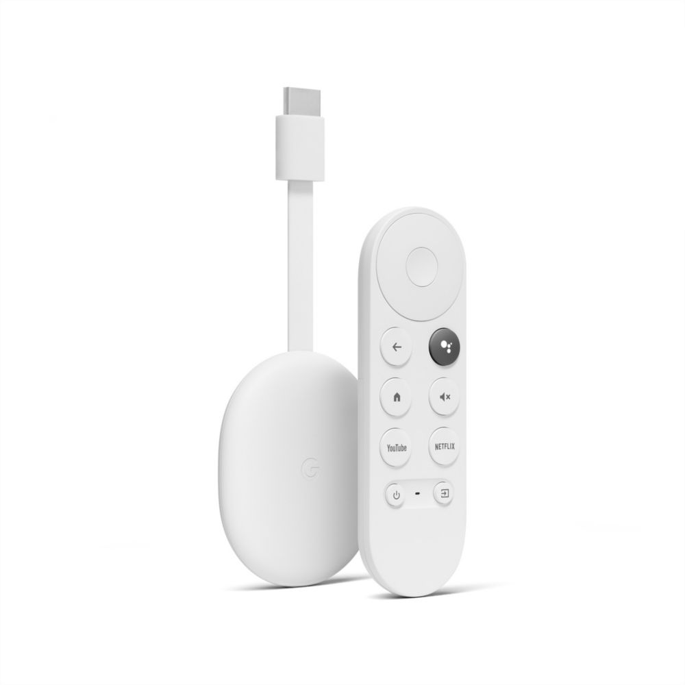 Passerelle multimédia Google Chromecast HD avec Google TV - Cosnewshop