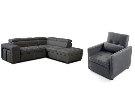 Duo flex confort deluxe angle gauche - Canapé et fauteuil - Cosnewshop