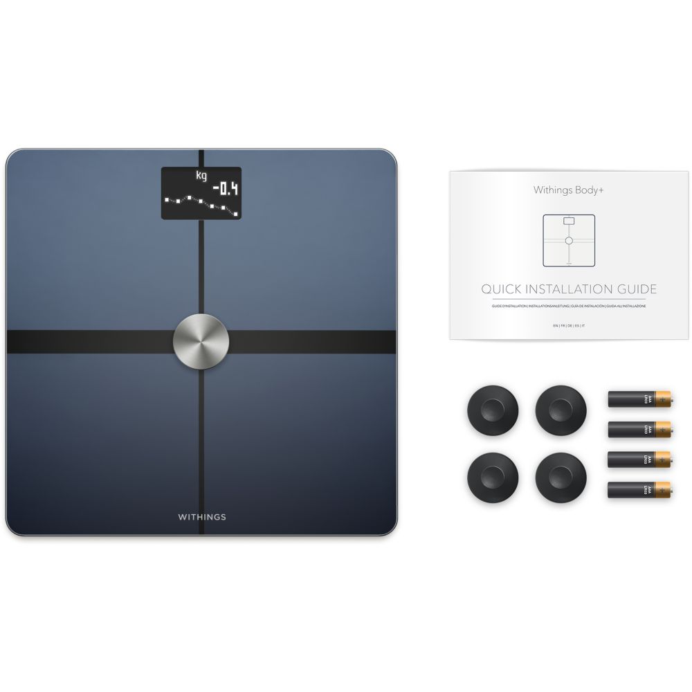 Pèse personne connecté Withings Body Plus Noir - Cosnewshop