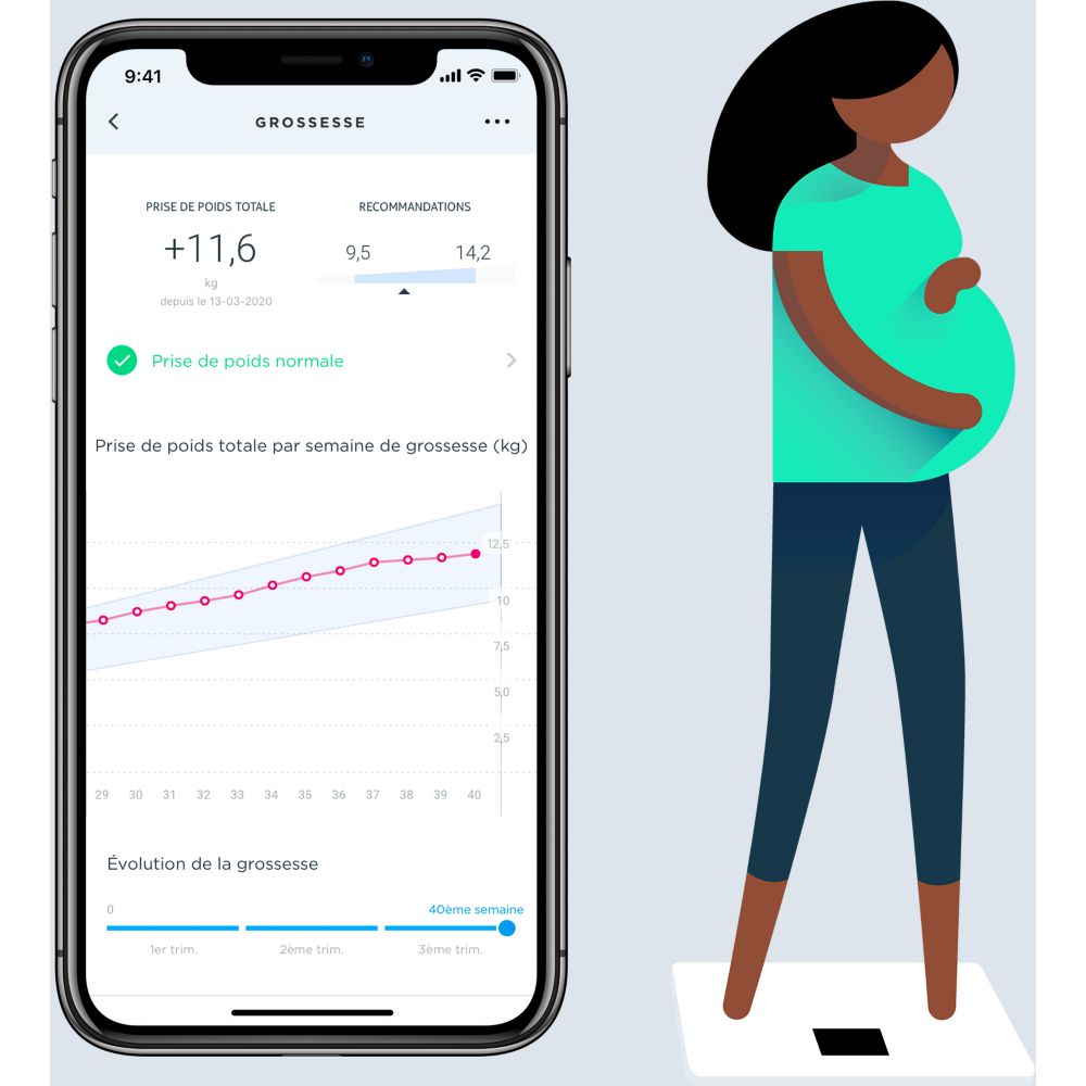 Pèse personne connecté Withings Body Plus Noir - Cosnewshop