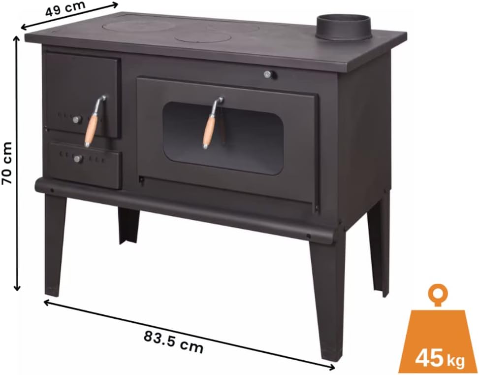 Cuisinière à Bois Balkan Energy 4014 7,9 kW - Cosnewshop