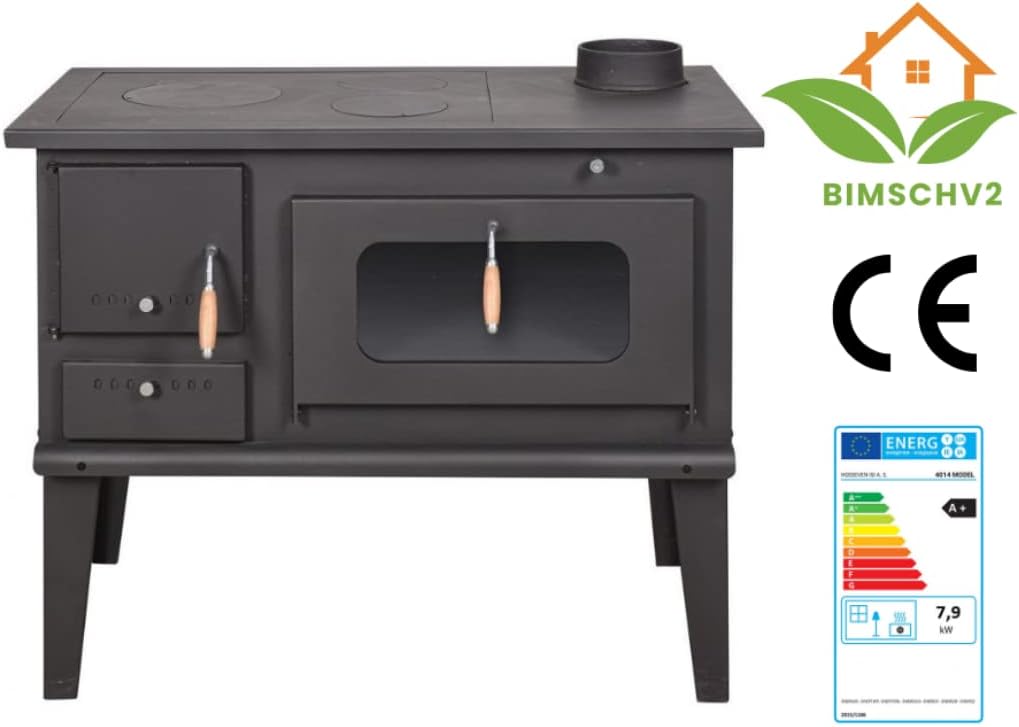 Cuisinière à Bois Balkan Energy 4014 7,9 kW - Cosnewshop