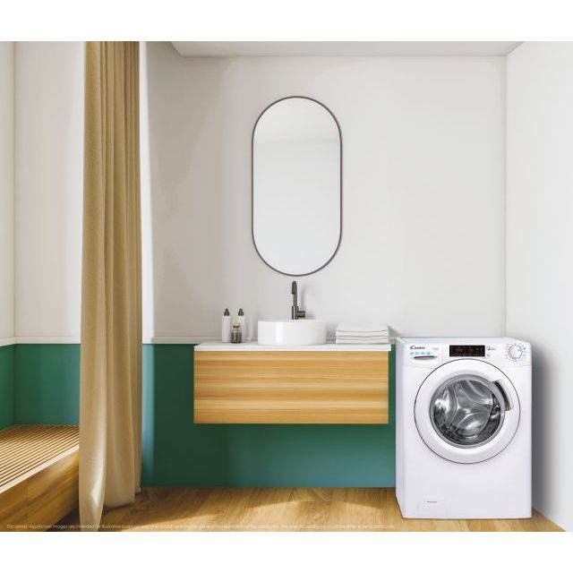 Lave-linge hublot CANDY CS1410TXME/1-47 - 10 kg - Induction - Classe A - 1400 trs/min - Connecté - Programmes rapides - Blanc - Cosnewshop