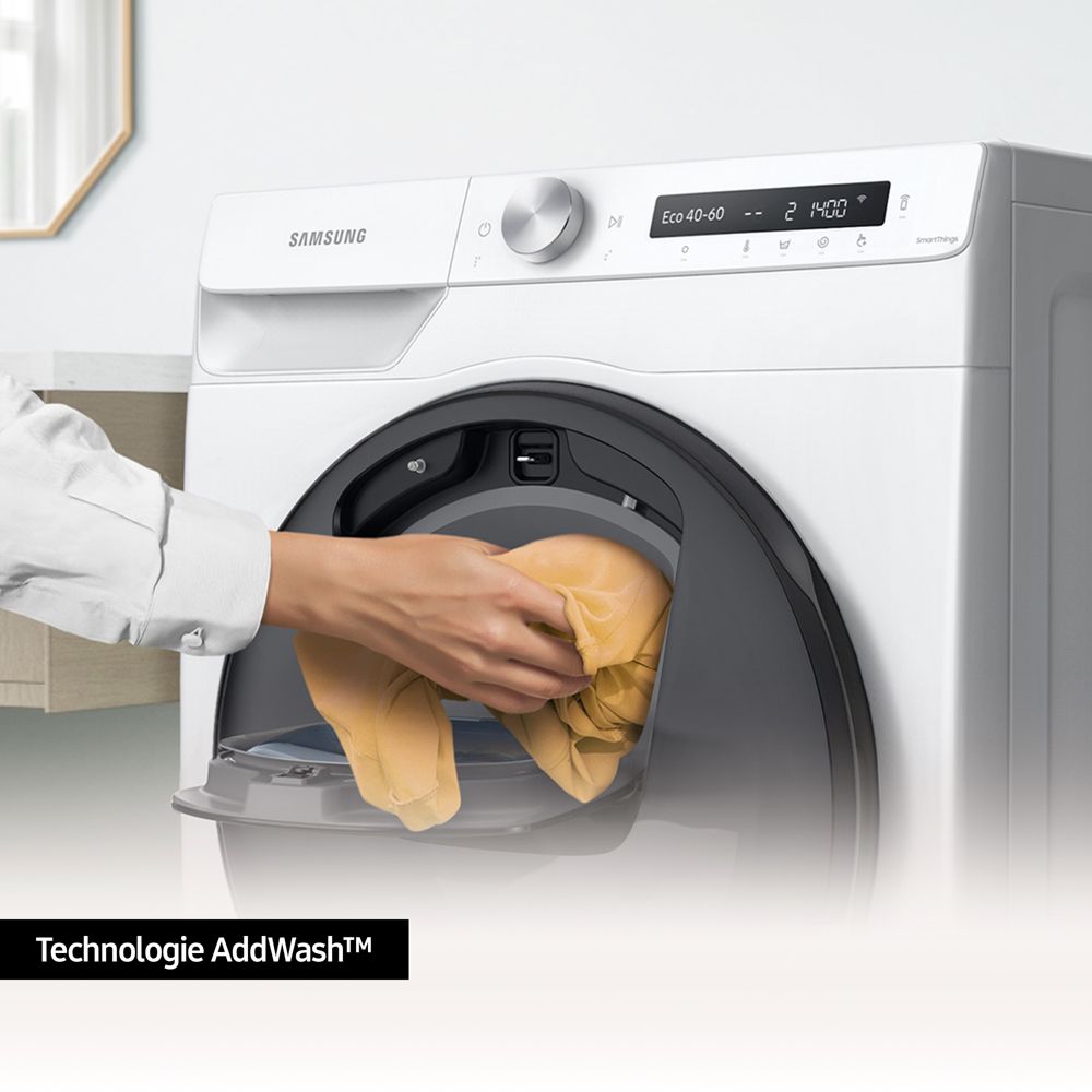 Lave linge hublot Samsung WW80T552DAW AddWash - Cosnewshop