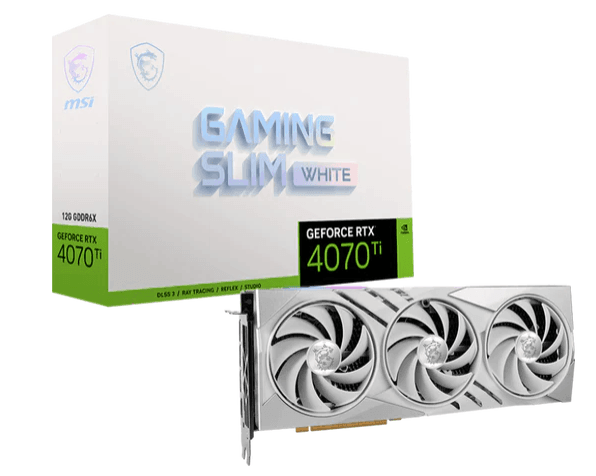 GeForce RTX 4070 Ti GAMING SLIM WHITE 12G - Cosnewshop