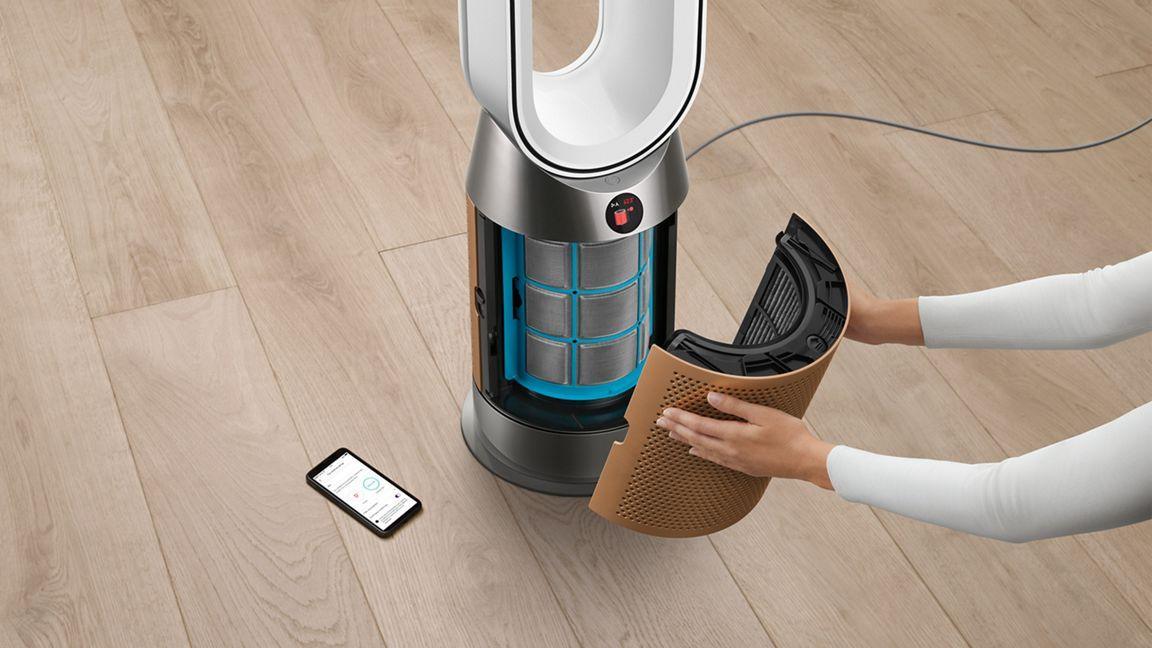 Purificateur Dyson Purifier Hot+Cool™ Formaldehyde (Blanc/Or) HP09 - Cosnewshop