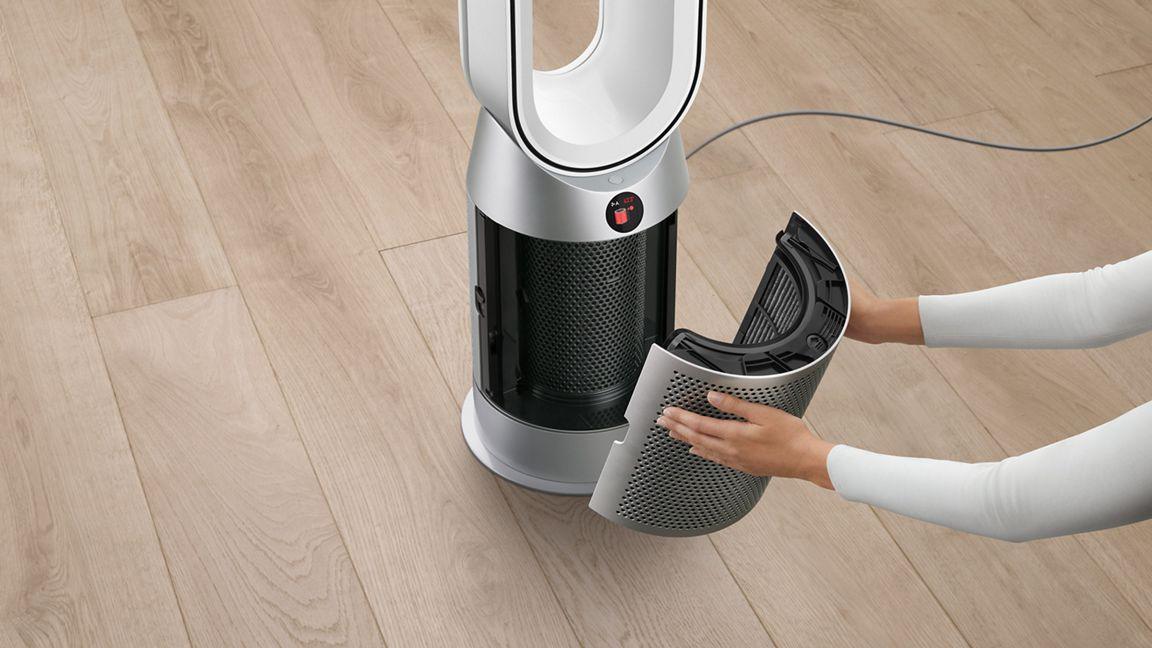 Purificateur Dyson Purifier Hot+Cool™ Autoreact (Blanc/Argent) HP7A - Cosnewshop