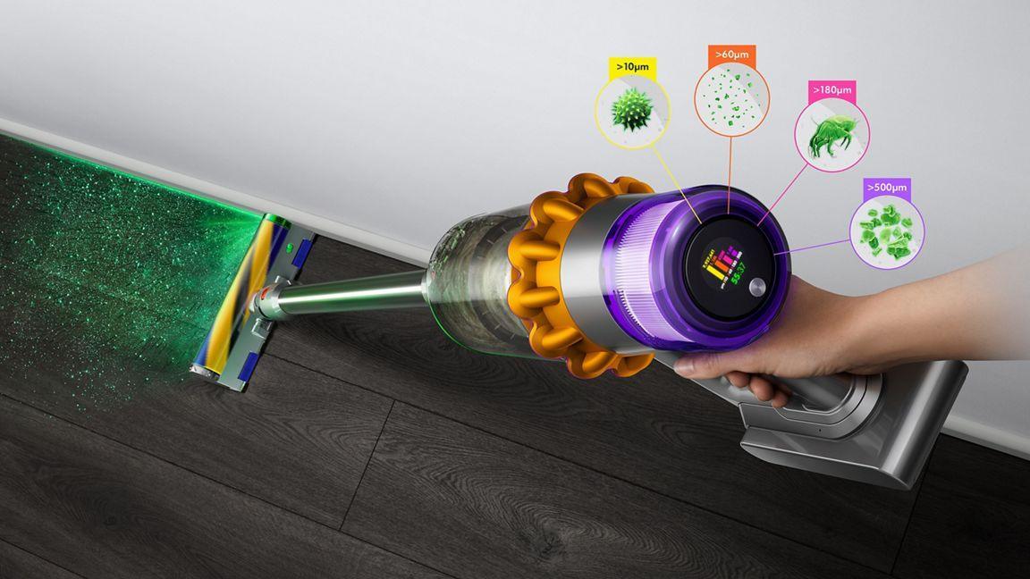 Aspirateur sans-fil Dyson V15 Detect™ Absolute (Gold) - Cosnewshop