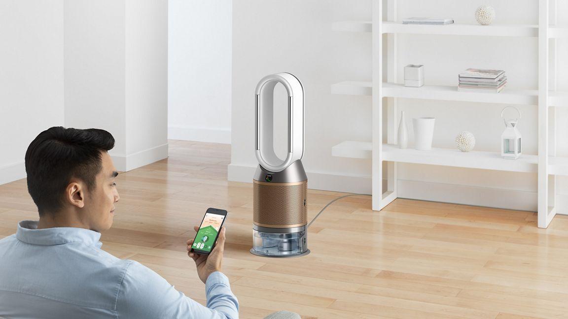 Purificateur Dyson Purifier Humidify+Cool™ Formaldehyde (Blanc/Or) PH04 - Cosnewshop