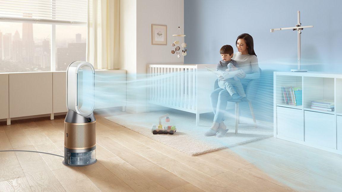 Purificateur Dyson Purifier Humidify+Cool™ Formaldehyde (Blanc/Or) PH04 - Cosnewshop