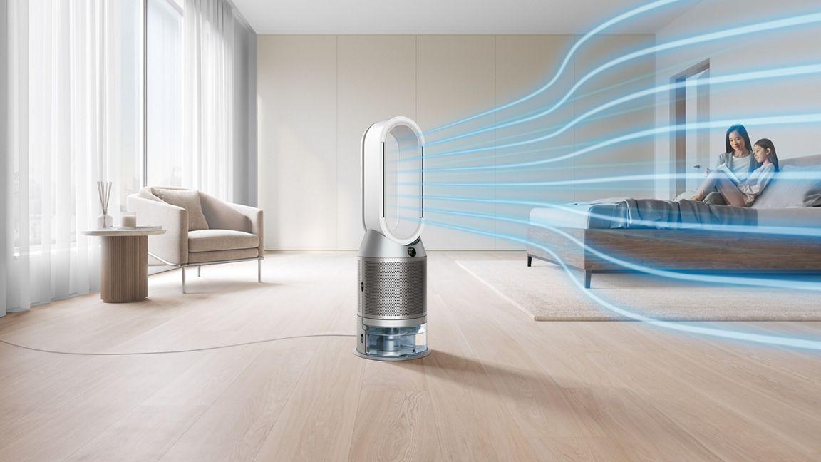 Purificateur Dyson Purifier Humidify+Cool™ Autoreact (Blanc/Argent) PH3A - Cosnewshop