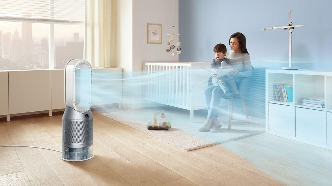 Purificateur Dyson Purifier Humidify+Cool™ Autoreact (Blanc/Argent) PH3A - Cosnewshop