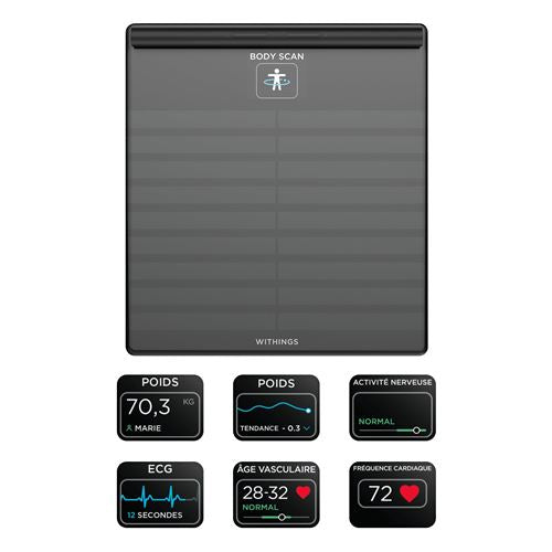 Withings BODY SCAN Noir - Cosnewshop