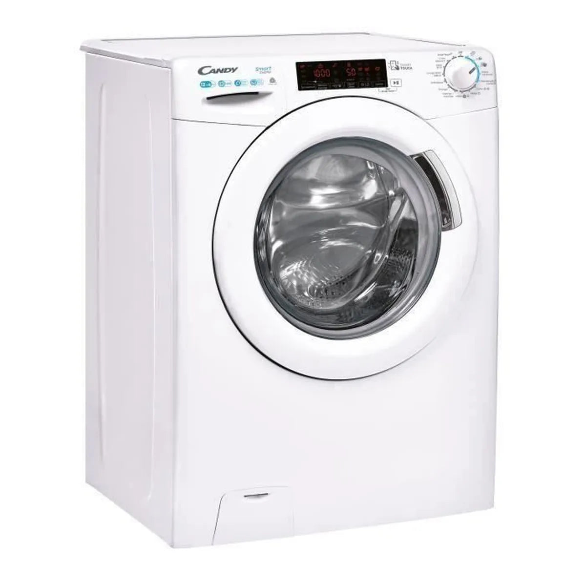 Lave-linge séchant CANDY CSWS4128TWME - 12 / 8 kg - Induction - 1400 trs/min - Vapeur - Connecté - Classe A - Blanc - Cosnewshop